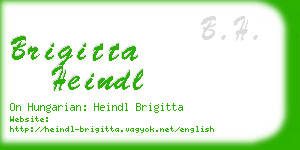 brigitta heindl business card